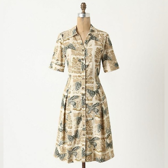 Anthropologie Dresses & Skirts - Anthropologie Girls From Savoy Alary Shirt Dress Size 12